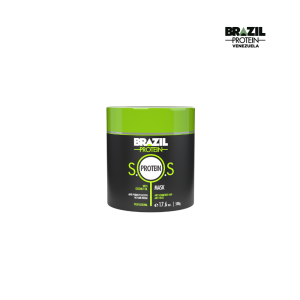 Mascarilla S.O.S Protein Brazil Protein - Reconstructor para cabello roto y elástico.